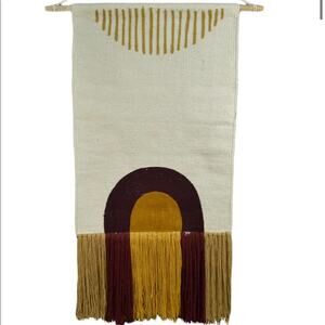 CONCEPTS IN TIME Waterfall Fringe Woven Tapestry
